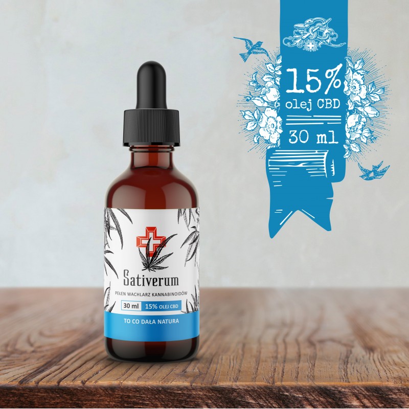 Olej Sativerum 15% 30ml